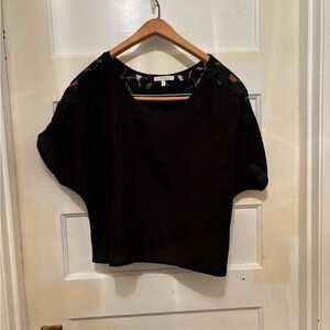 women large black blouse.